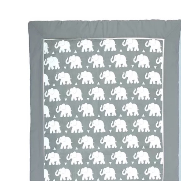 Elephant 6 Piece Crib Bedding Set - Picture 7 of 12